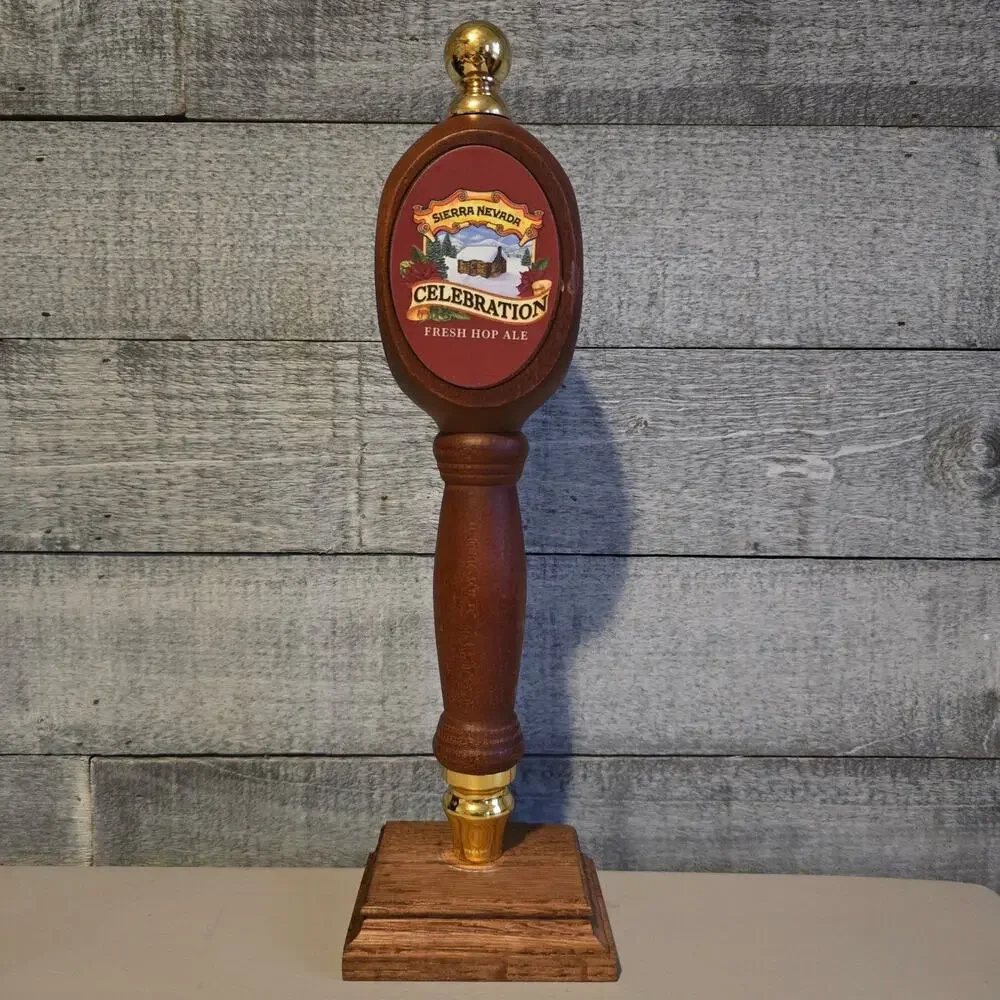 Sierra Nevada Celebration Fresh Hop Ale Beer Tap Handle‎ – Wooden – Rare